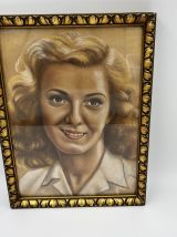 Portrait vintage d'une femme