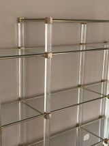 Etagère ou bibliothèque Roche Bobois. 1970. 170x160x45.