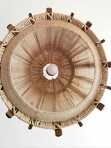 Suspension bois et cordes scandinave 1970