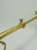 Lampe en bronze et laiton