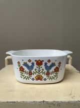 Vintage 1975 plat carré corning