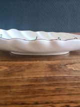 Ravier coquille style Louis XV en porcelaine KG Luneville