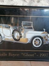 Sérigraphie de James Hamilton Rolls Royce ghost