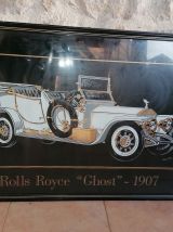 Sérigraphie de James Hamilton Rolls Royce ghost