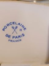 Lot de 5 Flacons Porcelaine de Paris 