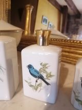 Lot de 5 Flacons Porcelaine de Paris 