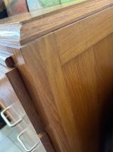 commode vintage année 60 bois naturel