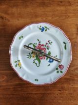 Présentoir à Gâteaux Vintage à Deux Étages en Porcelaine