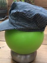 casquette vintage de chef de train américain