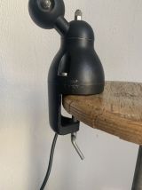 Lampe vintage 1980 Jielde 2 bras noire mat d'origine - 100 c