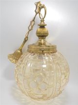 Suspension globe irisé