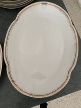 Service porcelaine L.Lorioux à Foëcy 