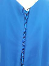 Robe de cérémonie 2 en 1 avec dentelle, création unique