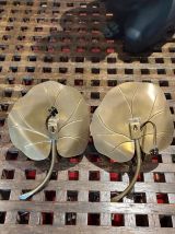 Paire d'appliques nénuphar 