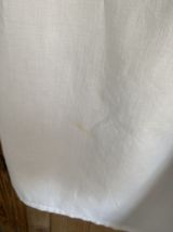 Haut femme ancien coton blanc et dentelle.