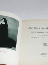 Le lys de Marie - Sainte Bernadette Soubirous (Esquisse) 