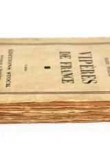 Vipères de France. Marie Phisalix. Leur biologie etc