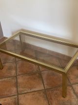 Table basse Hollywood Regency. 1970. 100x52