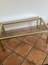 Table basse Hollywood Regency. 1970. 100x52