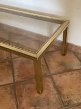 Table basse Hollywood Regency. 1970. 100x52