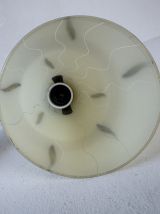 LOT 3 APPLIQUES EN VERRE VINTAGE 