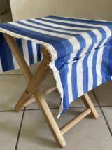 Tabouret de camping ancien