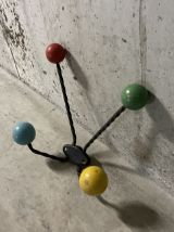 Patère boules années 50