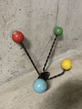 Patère boules années 50
