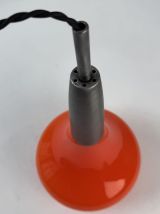 ANCIENNE SUSPENSION GOUTTE ORANGE 1970  VINTAGE