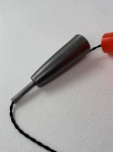 ANCIENNE SUSPENSION GOUTTE ORANGE 1970  VINTAGE