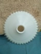 suspension  opaline  blanche , vintage