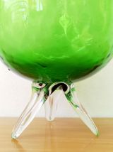 Photophore en verre d’Empoli vert