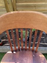 Fauteuil en bois exotique