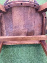 Fauteuil en bois exotique