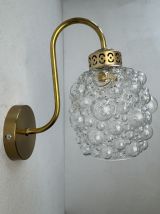 LOT 3 ANCIENNE APPLIQUES EN VERRE BULLE 