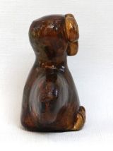 Chouette marron et or, création personnelle - Fait main