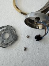 ANCIENNE APPLIQUE VINTAGE EN OPALINE VINTAGE