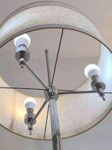 Magnifique lampadaire Italien 70’s chromé 3 feux 