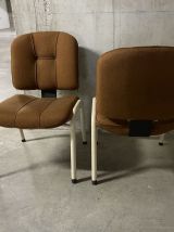 Paire de chaises années 70-80