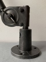 ANCIENNE GRANDE APPLIQUE INDUSTRIELLE XXL « SIS » 