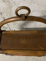 Etagère à épices en rotin années 70