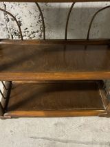 Etagère à épices en rotin années 70