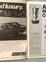 1973 Anglo Italian Cup Tournament Programme