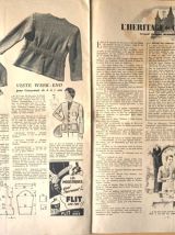 Midi Libre Votre Mode, 17th July 1947