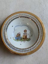 Set assiettes pour enfants, Limoges, vintage