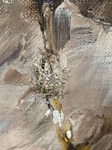 Tableau. 1950. Portrait de femme. 55x46. Nu.