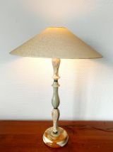 Lampe en onyx 62cm vintage 1970