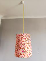 Suspension fleurs vintage 1970 sur-mesure