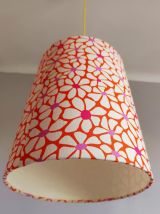 Suspension fleurs vintage 1970 sur-mesure