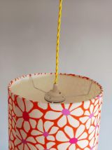 Suspension fleurs vintage 1970 sur-mesure